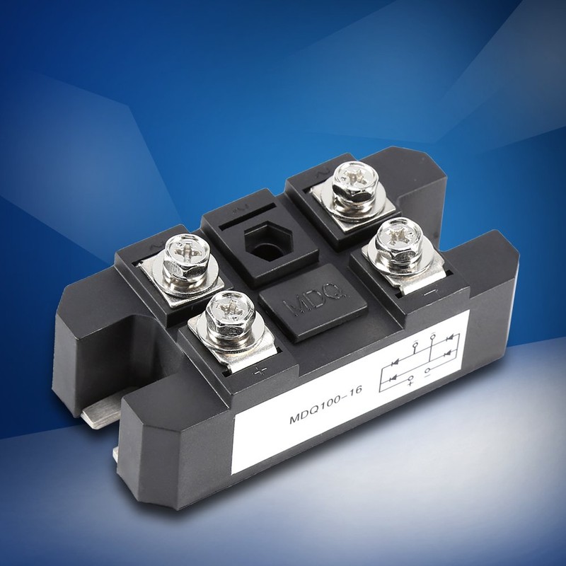100A 1600V Single-Phase Diode Bridge Rectifier Module High Power 4