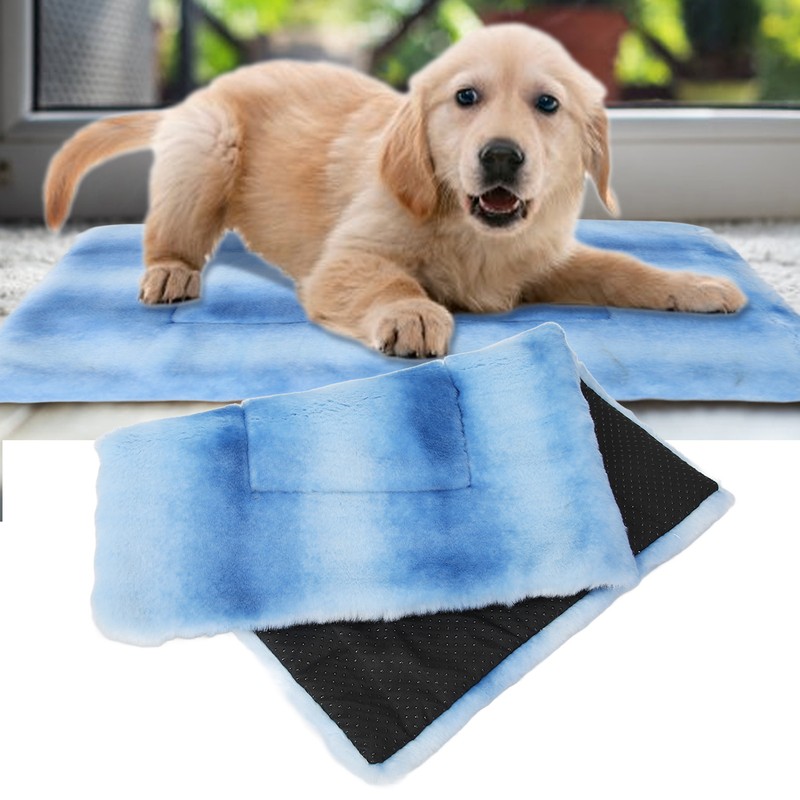 Dog Crate Mat Soft Plush Fluffy Slip Resistance All Seasons