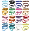 Vibrant Leather Dog Collar & Lead Combo Set for Puppy,