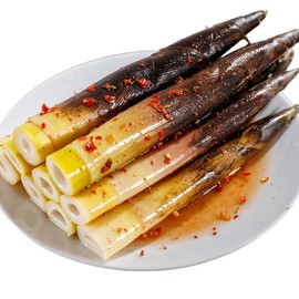 Delicious Bamboo Shoot Tips in Brine, Bamboo, Shoot In Brine(Tips) 笋尖, Pickled bamboo shoot, Fresh Mountain Pepper Bamboo Shoot, Pickled Vegetable,spicy strips,Latiao,Chinese Famous snack gifts pack (Original flavor,1pack)(Crispy Bamboo Shoots（脆嫩笋尖）)