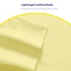 6 Piece Bed Sheet Set, Full, Pale Yellow