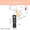 JunyiDIY Heart Disease Emergency Keychain with Powerful Whistle and Portable