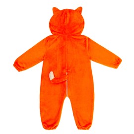 KAKU NANU Baby Onesies Toddler Fleece Onesie For Kids Cute Baby Girl Boy Outfits Orange 2 3 Years