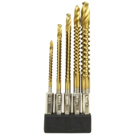 E-Value Hex Shaft Drilling Saw Set for Carpentry 5 Piece Set