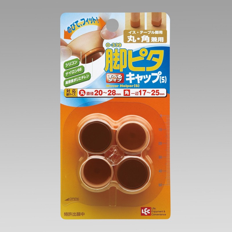 レック 脚ピタキャップ ( S ) 4個入 O-339