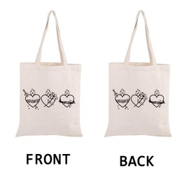 Hearts of the Holy Family Tote Bag Catholic Prayer Tote Bag Bible Verse Gift Holy Family Prayer Gift (Holy Family TOTE)