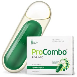 ProCombo ProCombo - The Smart synbiotic with targeted delivery of The Good Bacteria. Double Capsule and Liquid Formula for Fast Results. 1 Capsule per Day. Laboratory Tested (Pack of 1)