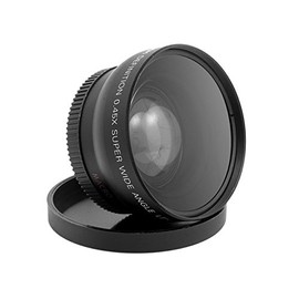 Wide Angle Lens Kit for 37mm Canon DC40, DC50, HV10, Optura 10, 20, VIXIA HF M30, M300, M31, M32, HF10, HF100, HFR100, HF11, HF20, HF200, HFM301, HF21, HG20, HG21, HR10, LEGRIA HF M31, M32, HF10,