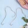 Holibanna 2PCS Metal Sandal Shoes Display Stainless Supports Shaper Forms