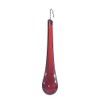 B&P Lamp® 3" Rose Color Teardrop Pendalogue