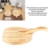 Wooden Dough Pressing Tool Wood Dumpling Skin Presser Home Dumpling
