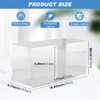 Acrylic Paper Towel Holder, Folded Acrylic Countertop Paper Towel Dispenser,
