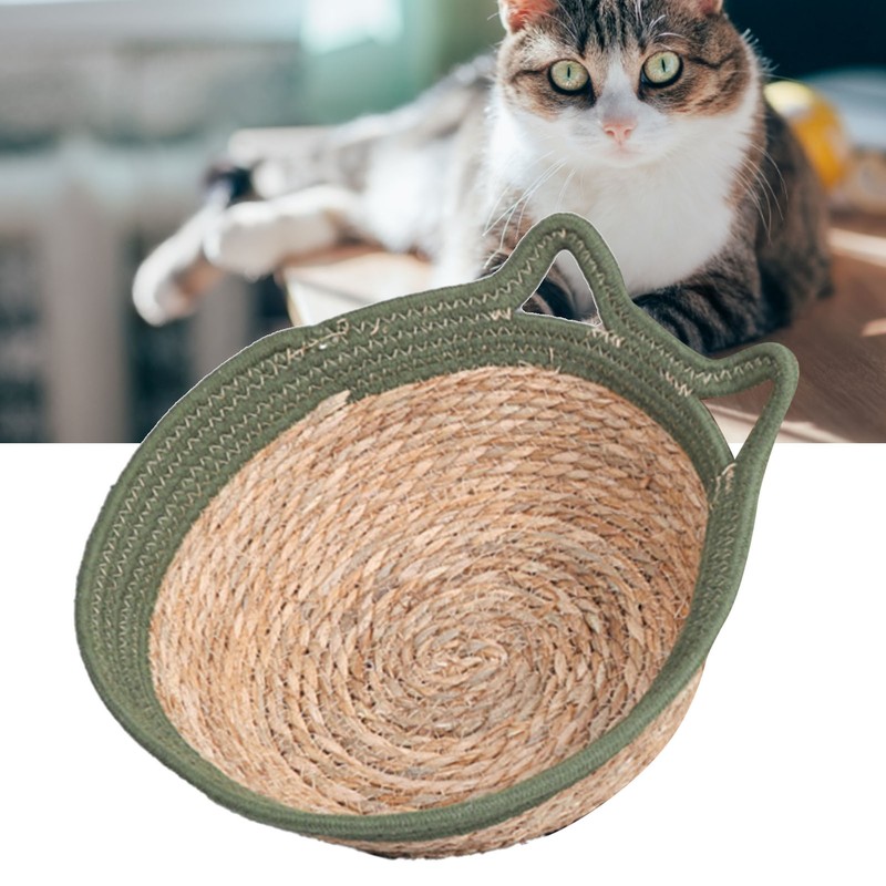 Hand Woven Cat Nest Breathable Round Cotton Rope Woven Warm