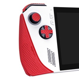 (TALONGAMES ROG Ally Enhanced Grip & Strong Sweat Absorption & Button Shape) Controller Grip for TALONGAMES ROG Ally Ultra Version, Anti-Slip Tape, Anti-Slip Grip Tape with Cross Keypad Seal, Pre-Cut,