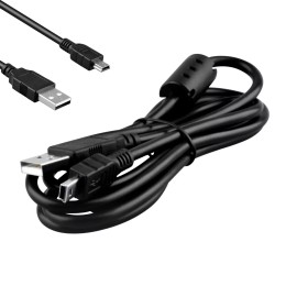 Fite ON 5ft Mini USB Cable USB 2.0 Cord Data Sync Charge for GoPro GPS DVR POS Machine