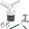 Dishwasher and Washing Machine Drain Adapter with Outlet for Pipe