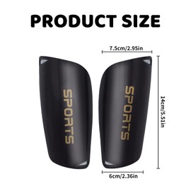 Football Shin Pads for Kids,Guards,Boys Girls Pad Sleeves,Shinpads,Junior 6-12 Years for Games,Insert-Type Sturdy for Pupils,Teens,Impact-Resistant,Youth for Protection Reduce Hit & Injuries,Athlete