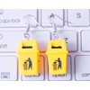 Miniblings Rubbish Bin Earrings – Original Fashion Jewellery I Waste