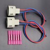 LIZAPUS 2pcs H13 9008 Headlight Connector Compatible with Ford F-150