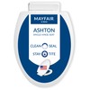 Mayfair Ashton Easy to Clean Single Hinge Toilet Seat, Modern