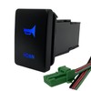 Horn Push Button Switch (ON)-Off Momentary Switch with Wiring Kit