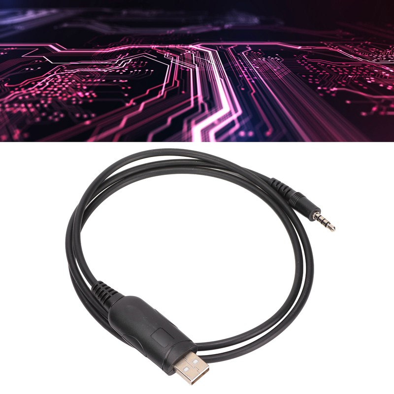 Programming Cable 3.5mm/0.14in Stable USB Write Frequency Cable for EVX‑216