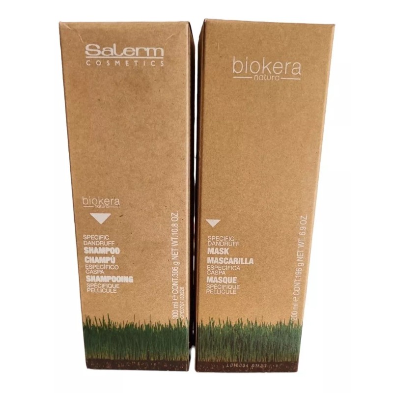 Salerm Biokera Shampoo Caspa 300ml + Mascarilla Caspa 200ml