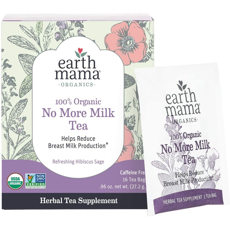 Earth Mama Organic No More Milk Tea Bags for Weaning