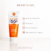 PUREZA NATUR Protector solar facial FPS 50+ con Acido Hialurónico.