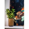 Capi Europe - Pot Tall Groove Black & Gold -