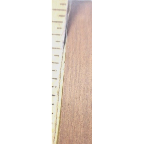 Jatoba wood edgebanding 1.25" x 108" nonglued (no adhesive) on