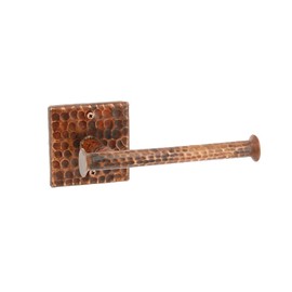 Premier Copper Products TPHLDRDB Hand Hammered Copper Tissue Paper Holder, Oil Rubbed Bronze