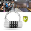 Sonew Password Lock, 4 Dial Digit Code Combination Padlock, Gym