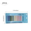 400 Sheets Mini File Tabs Colorful Tabs Small Translucent Index