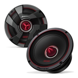 Pioneer TS-M651PRO, Car Audio Speakers, Full Range, Clear Sound Quality, Easy Installation and Enhanced Bass Response, 6-1/2” Speakers