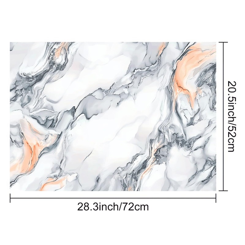 HOMETITUTE Stove Top Cover Diatomite Mat 28x20 Inch Marble Stovetop