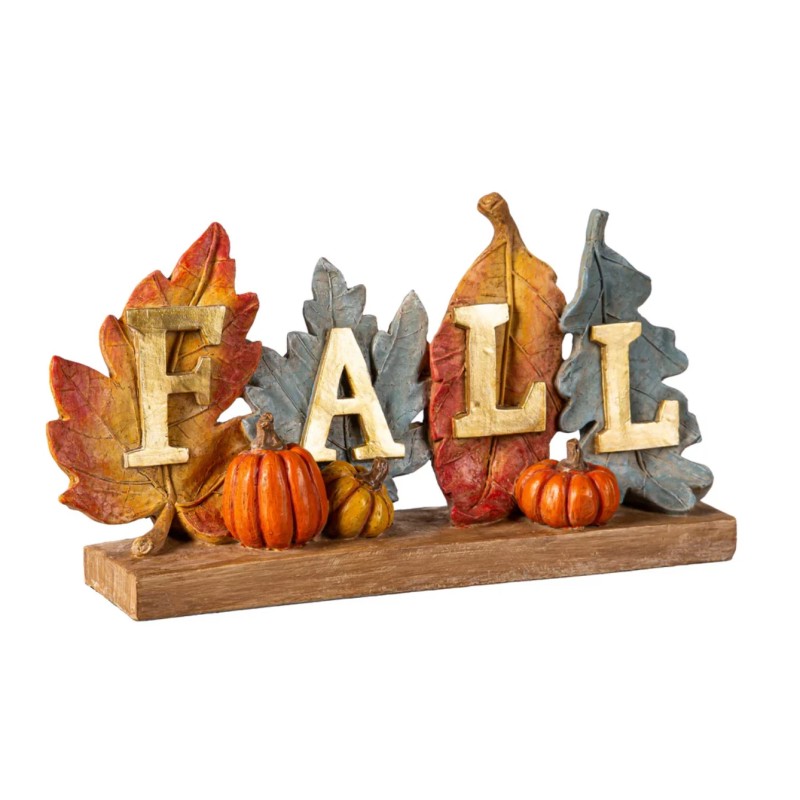 My EverGreen 5.25" Fall Resin Maple Leave Table Top