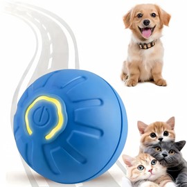 Ball for Cats Dogs,Dog Self Rolling Ball,Moving Interactive Dog Toy,Smart Self-Moving Ball with 2 Modes,Active Moving Pet Plush Toy,Elec/tric Intelligent Teasing Cat Ball,Interactive Rolling Dog Toys