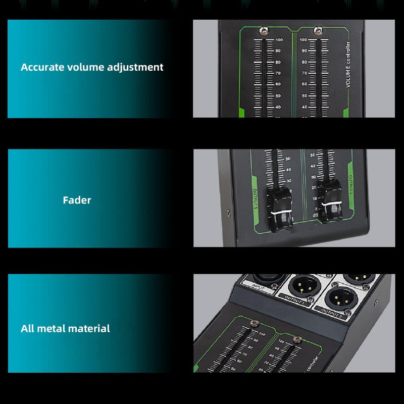 Passive Volume Controller, No Clutter Input Output Sound Quality No
