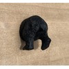DeLeon Collections Whimsical Black Bear Drawer Pulls / Cabinet Knobs