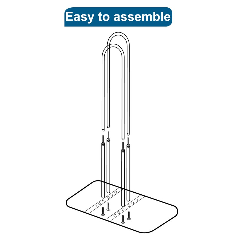 EASTTOWEST Hanger Stacker Organzier,33 inch Height Hanger Stand Clothes Hanger
