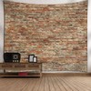 Tapestry Mural Coffee Brick Wall Fabric Decor Supplies Blanket Festive