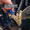 REAR TRANSOM BOAT TRAILER STRAPS RATCHET TIE DOWNS STRAP, Made