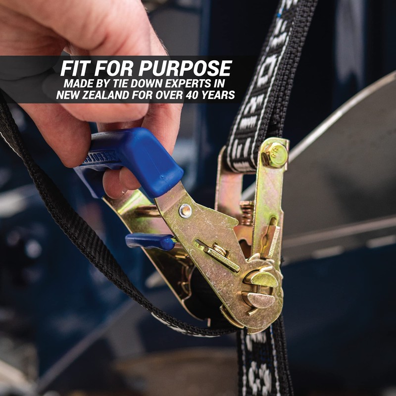 REAR TRANSOM BOAT TRAILER STRAPS RATCHET TIE DOWNS STRAP, Made