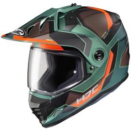 HJC DS-X1 Synergy Helmet (XX-Large) (Green/Black/Orange)