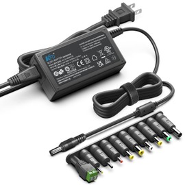 KFD Universal 24V Power Supply Adapter 5.5X2.1mm Multi Plug 6.5x4.4mm/5.5x3.0mm/5.5x2.5mm/4.8x1.7mm/4.0x1.7mm/3.5x1.35mm for 3D Printer Scanner LED Strip Router Monitor Cricut Maker 3 Silhouette Cameo