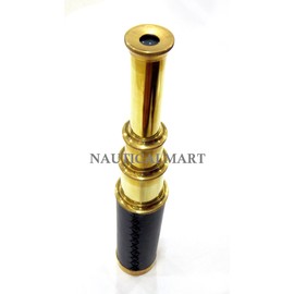 Nauticalmart 14” Brass Designer Binocular Vintage Nautical Marine Spyglass Telescope