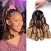 French Curl Braiding Hair 12Inch 8Packs French Curl Crochet Braids