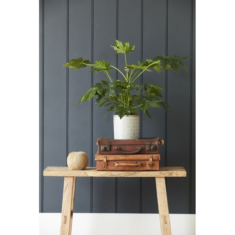 Burgon & Ball Tuscany Ceramic Indoor Planter - Pale Grey,