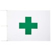Green Cross Flag Safety Flag (Medium) 900 X 1250 mm